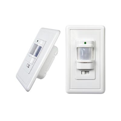 China AC110V Wall PIR Infrared Motion Sensor Adjustable Motion Sensor Smart Home Lamp Switch Infrared Light Switch 20220526 for sale