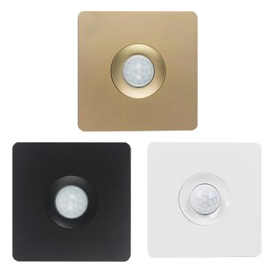 China Wall 86mm LED Light Auto Sensing Switch PIR Infrared Motion Sensor Switch Home Inductive Wall Lamp Switch 20220528 for sale