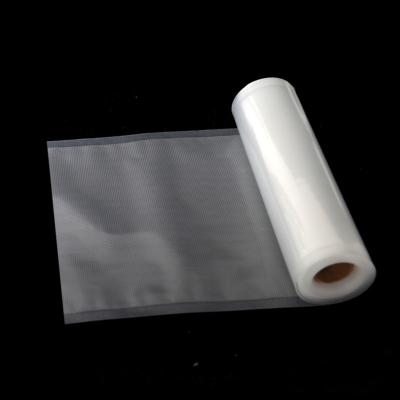 China Microwaveable Transparent Home Vacuum Embossed Food Storage Heal Sealing Plastic Packaging Bags In Stock for sale