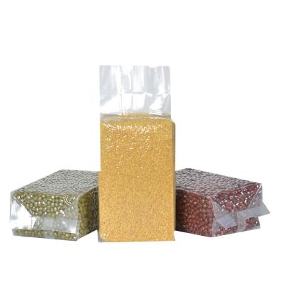 China Microwaveable Spot vacuum rice brick bag packaging thickened nylon rice grains transparent plastic vacuum food packaging bag for sale