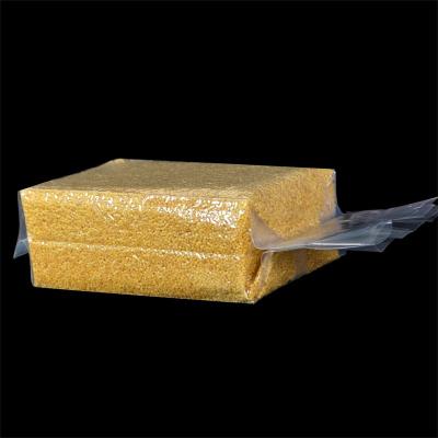 China Microwaveable Transparent Pa/pe Plastic Vacuum Bags/food Vacuum Packing Pouch Rice Brick Bag for sale