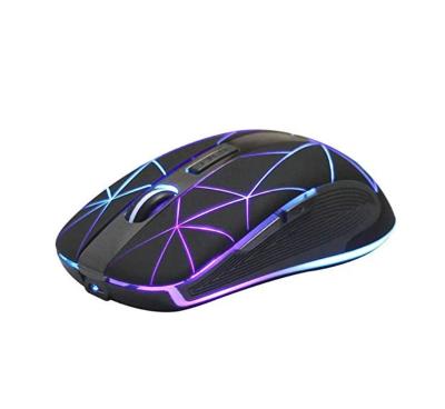 China Rii RM200 2.4G Backlit Wireless Mouse, 5 Buttons Rechargeable Mobile Optical Mouse with USB Nano Receiver, 3 DPI Adjustable for sale