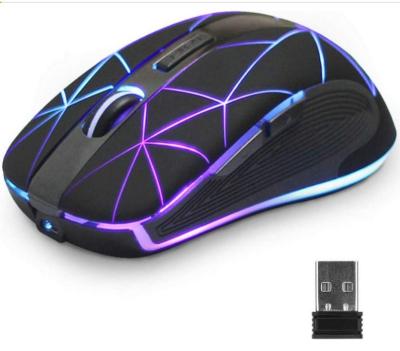 China Rii RM200 Bluetooth Backlit Mouse, 2.4G Rechargeable Mobile Optical Mouse with USB Nano Receiver, 3 DPI Adjustable for sale