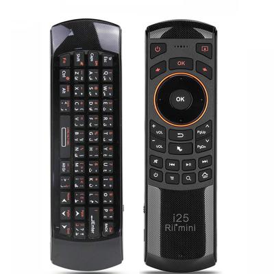 China IR Control Mini i25 2.4G Wireless Rii Keyboard Fly Air Mouse IR Supplement Study Remote Control For Android TV TV Smart BOX for sale