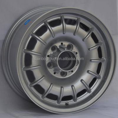 China F611528 16x7 16x8 5x112 Old School Silver Classic Wheels Aluminum ALLOY F611528 Machine Wheels Aluminum Alloy Wheels Car Wheels for sale