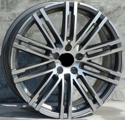 China 19x8 19x9 5x112 5x130 ALLOY F80A26 SAINBO brand matte black silver machine face gunmetal wheels car aluminum alloy wheels for sale