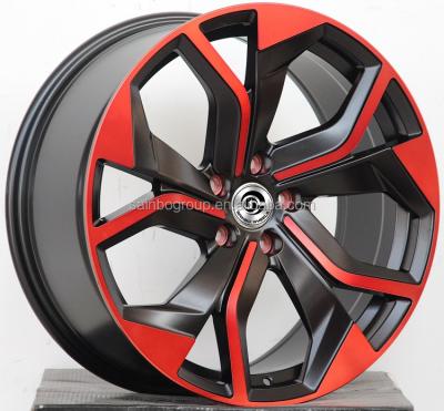 China ALLOY F265480 19x8.5 22x10 5x112 black gunmetal machine face aluminum wheels car alloy wheels high quality from neuf for sale