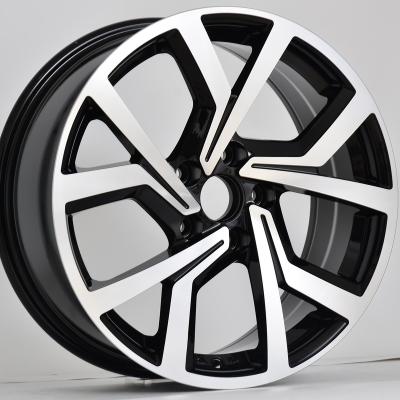 China 2021 SAINBO ALLOY brand 19x8 5x112 gunmetal wheels car alloy wheels matte black silver machine face for sale