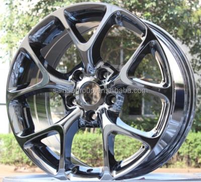 China ALLOY black vacuum chrome /black VC 17 inch alloy wheel for car for sale