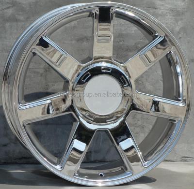 China ALLOY F80729 18x8.5 20x9 22x9 6x139.7 Black Gunmetal Machine Face Chrome Sainbo Wheels Car Wheels Aluminum Alloy Wheels for sale