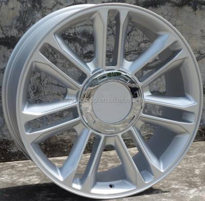 China ALLOY F80249 22x9 6x139.7 Black Gunmetal Machine Face Chrome Sainbo Wheels Aluminum Alloy Wheels Car Wheels for sale