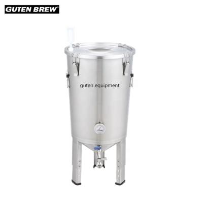 China food & Brewing Equipment 30L-32L Mini Conical Beer Fermenter / Beverage Plant Fermentation Fermenter for sale