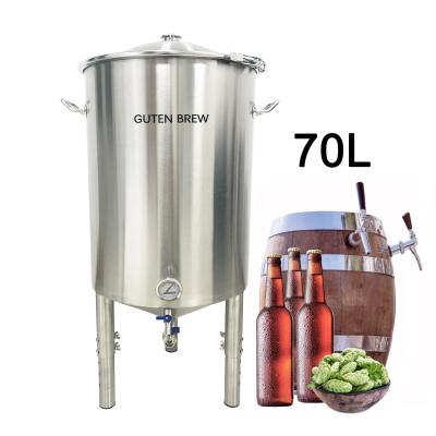 China Guten 70L Conical Fermentation Tank Fermenter for Hotels/Craft Beer Brewing/Home Brewery Equipment for sale