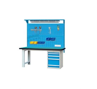 China industrial warehouse storage workbench with storage cabinet for sale