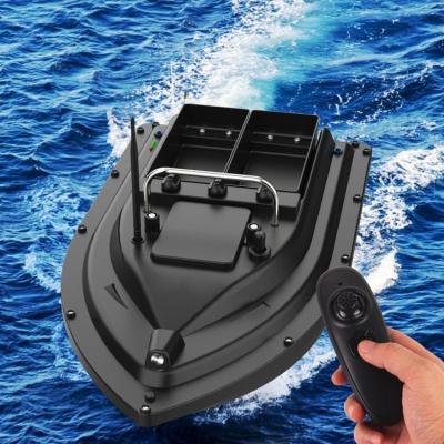 China 2022 Update Factory Direct Sale Intelligent Radio Control Bait Boat Auto Driving Back Strong Power Motor 3 Hopper Silent RC Driver Boat for sale