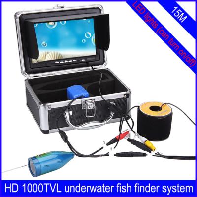 China Record Videos 7 Inch LCD Monitor Fish Finder 1000TVL Portable Fishing Camera with DVR Video Record Function 12pcs IR White LEDs for sale