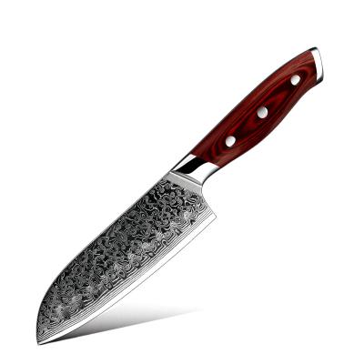 China Premium Japanese AUS 10 santoku chef's steel sharp knife high quality disposable Damascus for sale