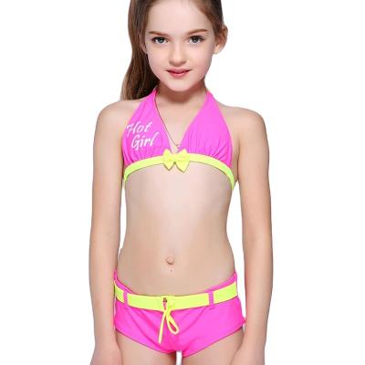 China Custom Made Kids Size Children Bikinis Swimwear Swimming Suit Child Swimwear Hanger New Kids Swimwear Plus Girls for sale