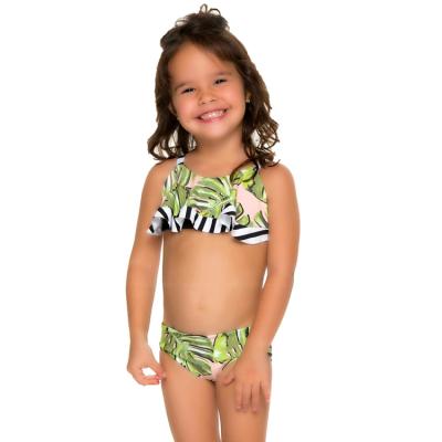 China Wholesale Anti-UV child bikini set children's factory swimwear girl swimwear models for sale