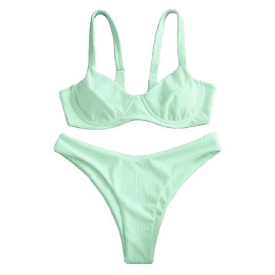 China Wholesale Underwire Bikini Women Swimwear Supplier High Waisted Plus Size Swimsuit for sale