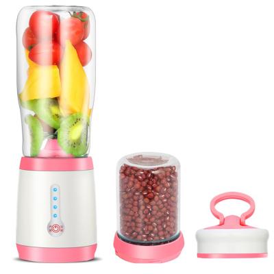 China Car Newly Design Portable Household Juicer Blender Fruit Blender Six Blades In 3D 500ml USB Juicer Cup for sale