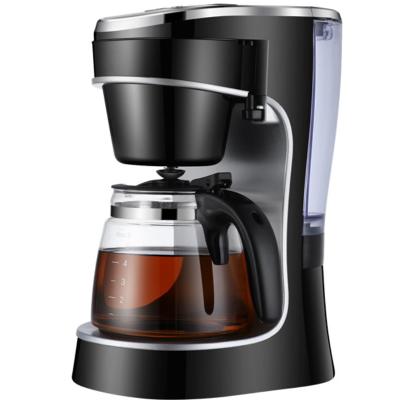 China Automatic Coffee Espresso Tea+Coffee 750mL Interrupt Household Drip Coffee Maker Programmable Coffee Equipment for sale