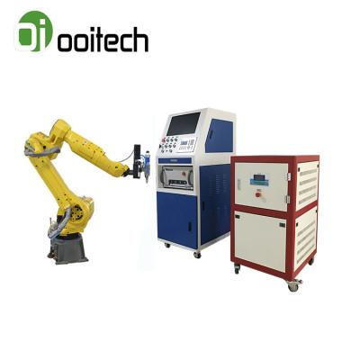 China Laser CUTTING Wuhan Ooitech Hydroformed Shapes Raycus 3D Fiber Laser Cutting Machine With Robot Working Head for sale