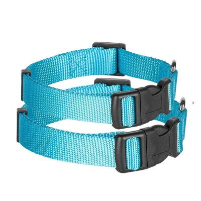 China DETACHED Custom Durable Nylon Comfortable Adjustable Pet Weave Dogs Collar Multicolor for sale