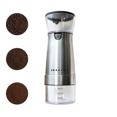 China Amazon Hot Sale Cafeteria OEM Molinillo Moedor Viable Stainless Steel USB Charging Portable Automatic Electric Coffee Bean Grinder for sale