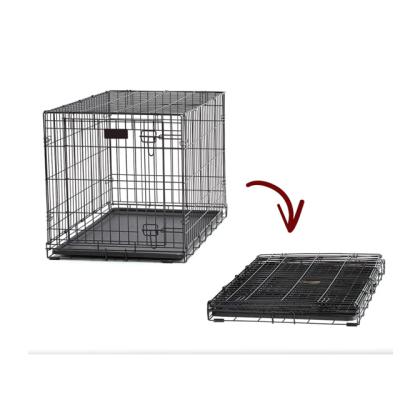 China Folding Pets Metal Dog Cage Breathable Eco Friendly Large Homes Crate Cages Institutions for sale