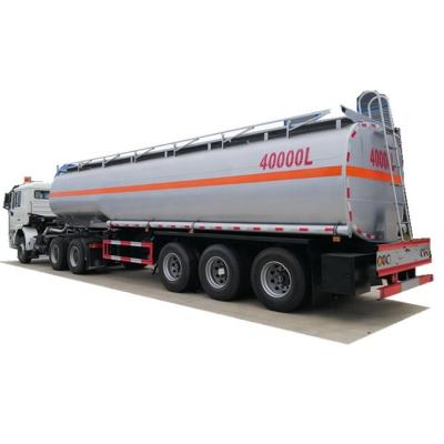 China Truck trailer 42000L oil tanker fuel tank semi trailer aluminum tank truck oil tank truck trailer for sale for sale