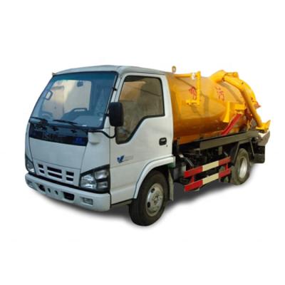 China CLW Good Quality Carbon Steel Sewage Suction Vehicle Vacuum Tank Movable Sludge Deslime Sewer Sewage Suction Truck For Sale for sale