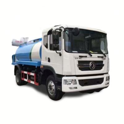 China Hotels 12000L 30-100m Dong-feng D9 diesel sprinkler water pump with water tanker truck for sale