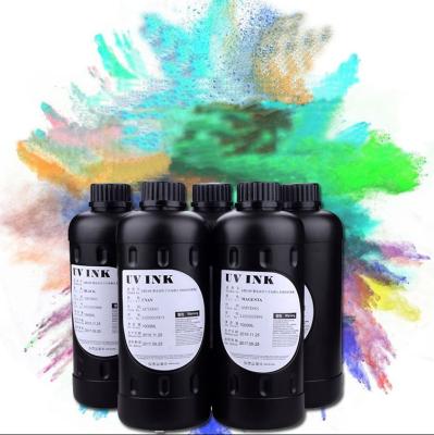 China Inkjet printer Aomeiya UV ink for DX5 /DX7 generation of hard ink UV flat panel printing ink for sale