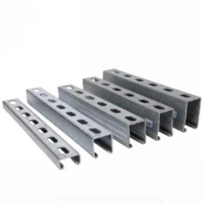 China Hot DIP Galvanized 41X41X2.5mm Plain/Slotted Strut Channel Unistrut Channel Manufacturers And Suppliers China for sale