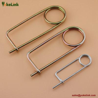 China Spring Wire Coiled Tension Safety Pin, Small body Diaper Pin ,Zinc Finish Safety Pin Wire for sale