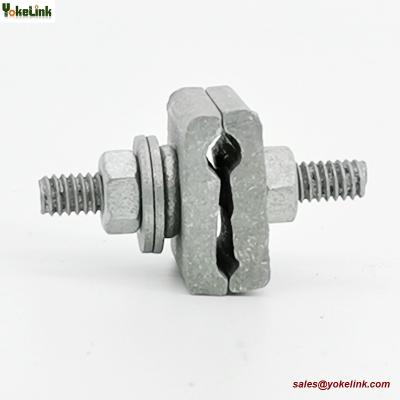 China Galvanized D Cable Lashing Wire Clamp 1/4