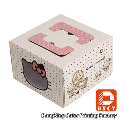 China Square 10 Cardboard Folding Cake Boxes Custom Printed For Packaging Cake for sale