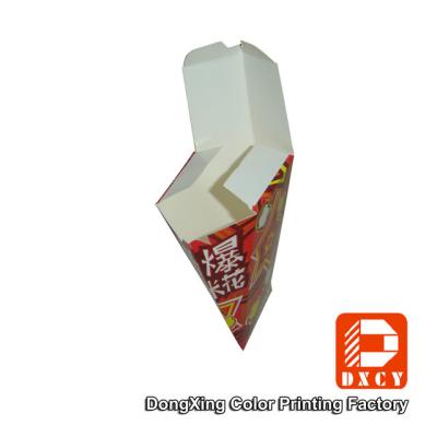 China Offset Printing Snack Custom Food Packaging Boxes , Triangle Food Box Packaging for sale