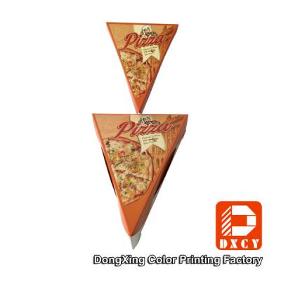 China Disposable Unique Individual Pizza Slice Boxes For Pizza Slice Packaging for sale