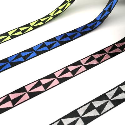 China Other Hot Sale Polyester Woven Jacquard Webbing Webbing Custom Printed Nylon Webbing 2.5cm Band for sale