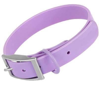 China Hot Selling Dogs PVC Coated Strap Collar Anti-silicone Pet Supplies Soft Adjustable Cat Collar for sale