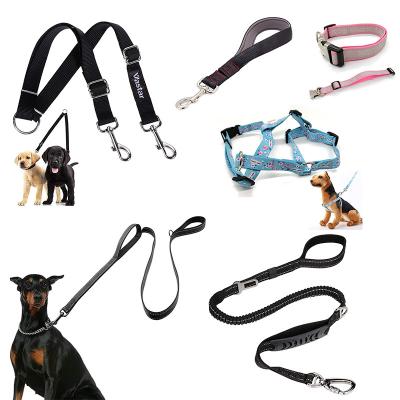 China Portable Pet Leash Collar One Tow Two Twins Dual Working Reflective Retractable Dog Leash Silicone Waterproof 266540 for sale