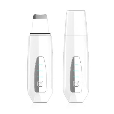 China White Face Lift Scrubber Skin Care Facial Massage Peeling Ultrasonic Skin Face Scrubber 20201 for sale