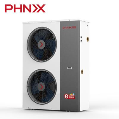 China Hotel PHNIX R410A 30c Pump A Heat 10Kw Air UCE Inverter EVI High COP Monoblock Air Source Water Heat Pump for sale