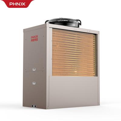 China Hotel PHNIX air source heat pump system for room heating and cooling EVI Technology R410A air to water heat pumps for sale