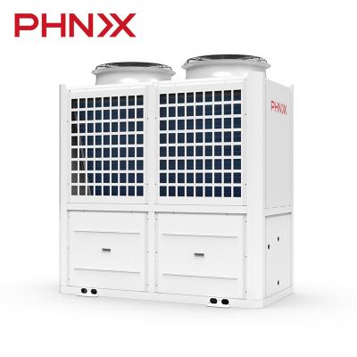 China Hotels PHNIX -20c-90c 30kW Bomba de Calor High Temperature CO2 Air Source Heat Pump Water Heater for sale