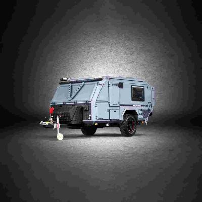 China Offroad Njstar Explore Trailer Pequeños remolques de viaje con paneles solares en venta