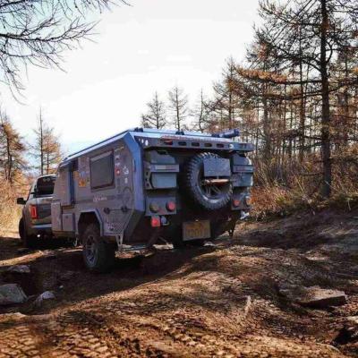 China Pop-up-Land-Anhänger Klein-Off-Road-Wohnwagen Anhänger Off-Grid zu verkaufen