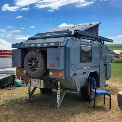 Cina Airbag sospensione pop up camper trailer NJSTAR off road pop up camper in vendita